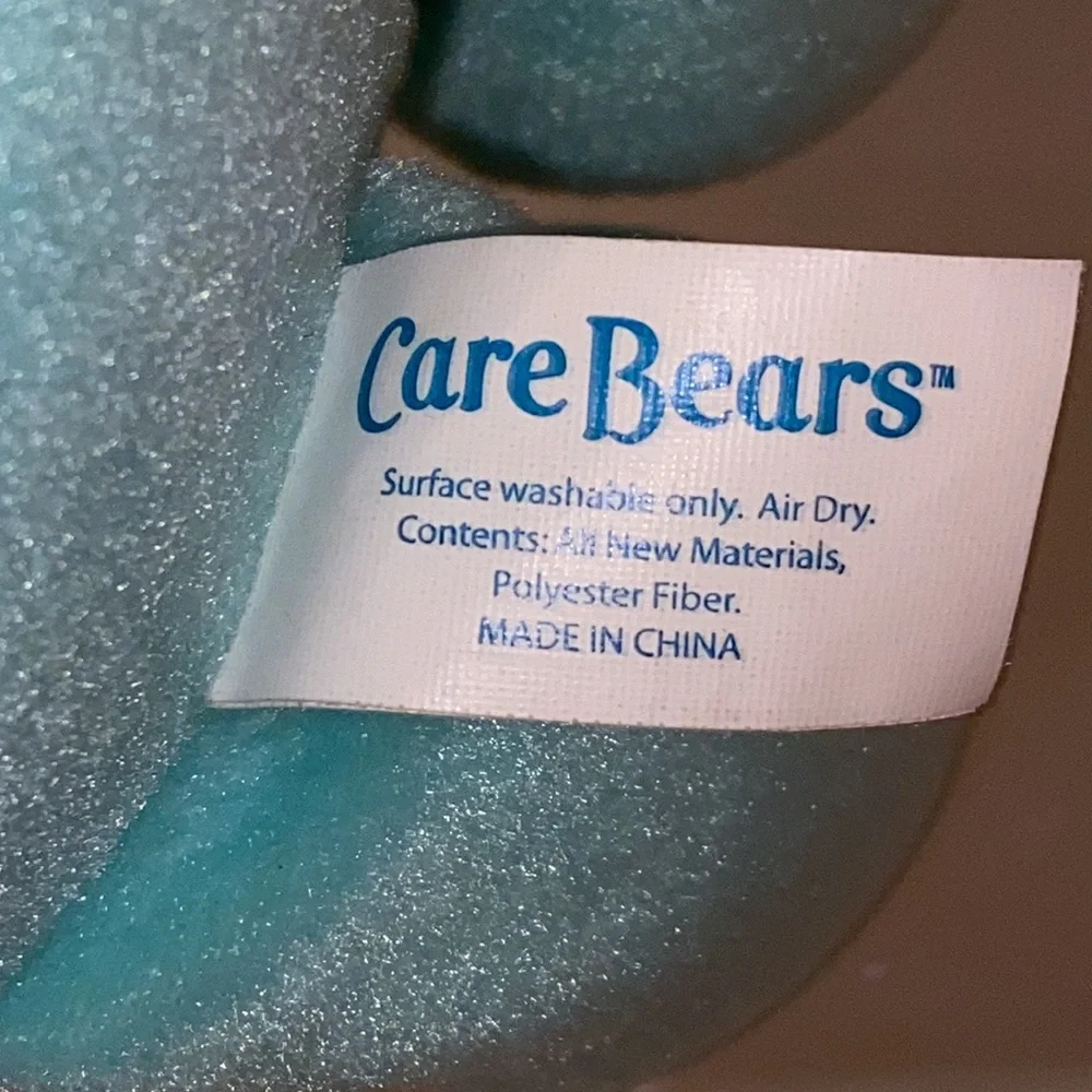 Vintage 2002 Care Bears, Plush-Cheer Bear, Wish Bear, Bedtime Bear-Lot of 3 - Picture 6 of 11